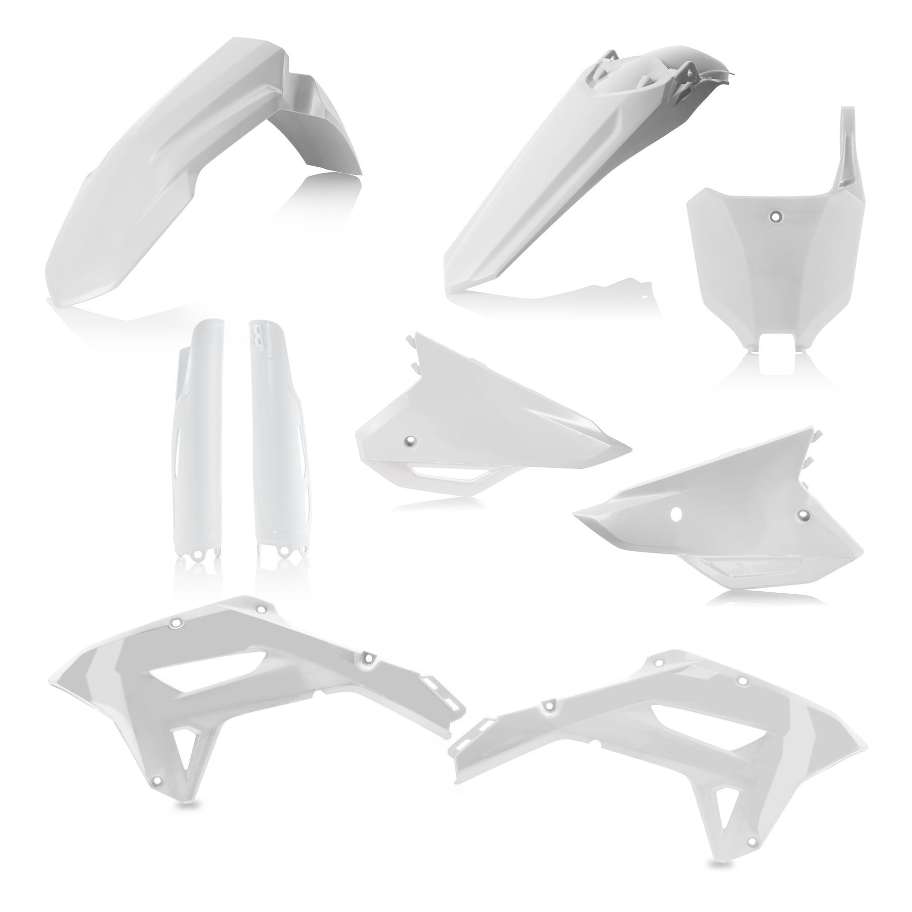 Acerbis Full Plastic Kit White For HONDA CRF 450 RX 2021-2024
